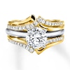 Thumbnail Image 4 of Previously Owned Diamond Enhancer Ring 1/4 ct tw Round-cut 14K Yellow Gold Size 10