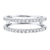 Thumbnail Image 3 of Previously Owned Diamond Enhancer Ring 1/2 ct tw Round-cut 14K White Gold Size 4.5