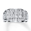Thumbnail Image 1 of Previously Owned Men's Diamond Band 1-1/2 ct tw Round-cut 14K White Gold - Size 8.5