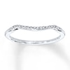 Previously Owned Diamond Wedding Band 1/15 ct tw Round-cut 10K White Gold