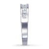 Thumbnail Image 3 of Previously Owned Diamond Anniversary Band 1 ct tw Princess-cut 14K White Gold - Size 4.5
