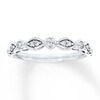 Thumbnail Image 1 of Previously Owned Diamond Anniversary Band 1/4 ct tw Round-cut 10K White Gold Size 4.25