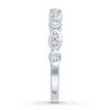 Thumbnail Image 3 of Previously Owned Diamond Anniversary Band 1/4 ct tw Round-cut 10K White Gold Size 4.25