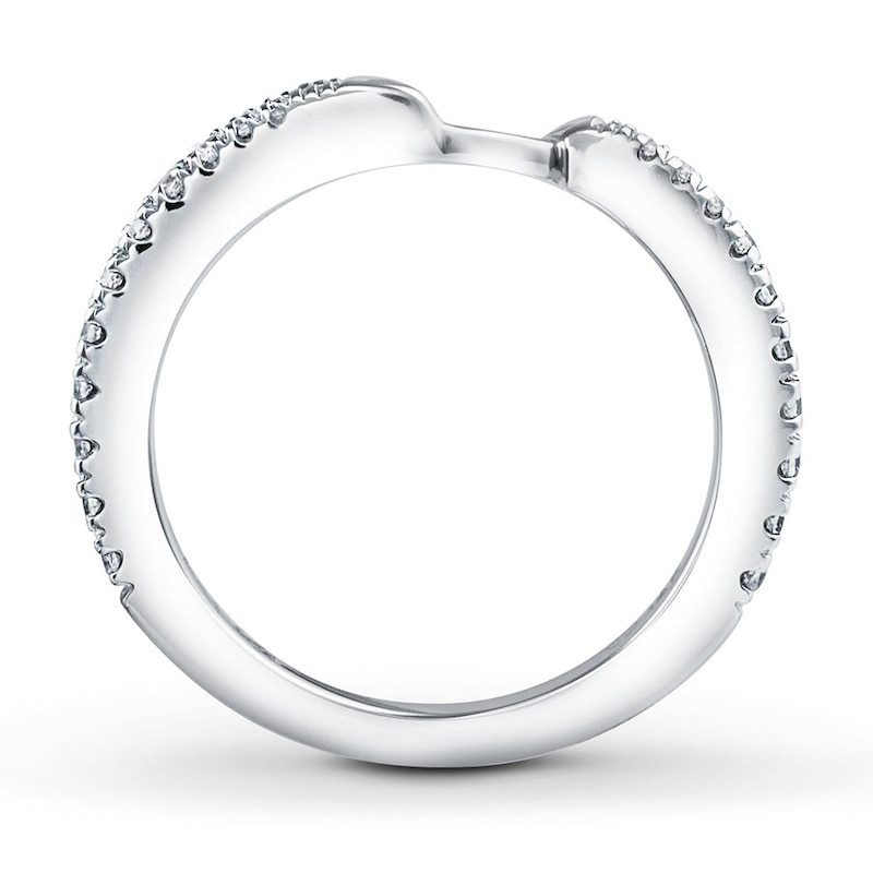 Main Image 3 of Previously Owned Ever Us Wedding Band 1/3 ct tw Round-cut Diamonds 14K White Gold - Size 4.5