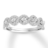 Thumbnail Image 0 of Previously Owned Diamond Anniversary Band 1/3 ct tw Round-cut 14K White Gold - Size 4