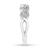 Thumbnail Image 2 of Previously Owned Diamond Anniversary Band 1/3 ct tw Round-cut 14K White Gold - Size 4