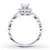 Thumbnail Image 2 of Previously Owned Neil Lane Diamond Ring 1 ct tw Princess & Round-cut 14K White Gold Size 8