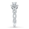 Thumbnail Image 3 of Previously Owned Neil Lane Diamond Ring 1 ct tw Princess & Round-cut 14K White Gold Size 8