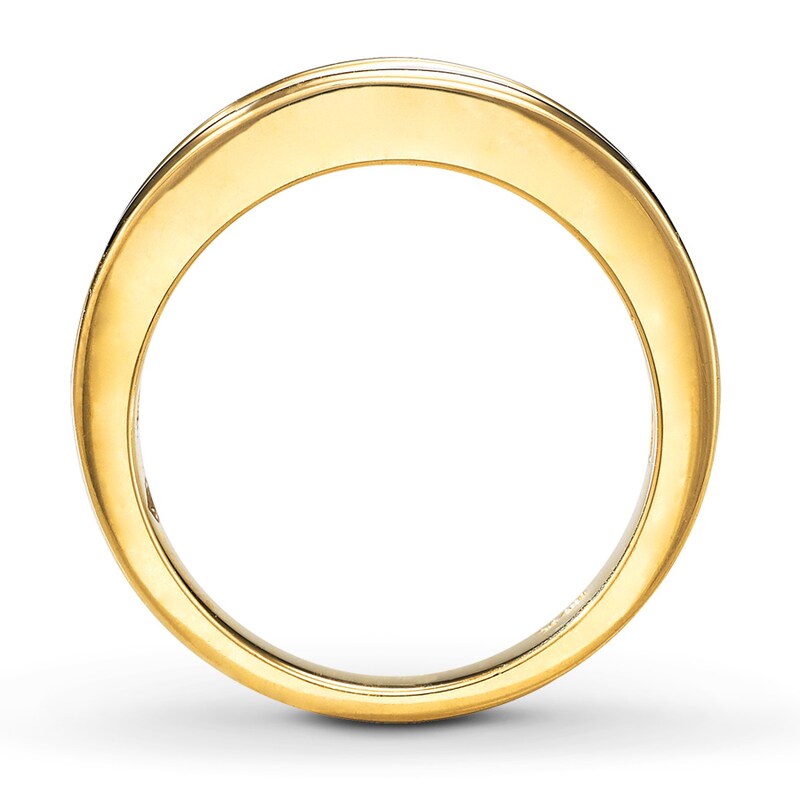 Main Image 2 of Previously Owned Wedding Band 1-1/5 ct tw Round-cut Diamonds 14K Yellow Gold - Size 10.25