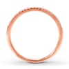 Thumbnail Image 2 of Previously Owned Diamond Wedding Band 1/10 ct tw Round-cut 14K Rose Gold Size 5.5