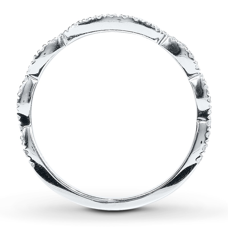 Main Image 2 of Previously Owned Neil Lane Diamond Wedding Ring 1/5 ct tw Round-cut 14K White Gold Size 5.5