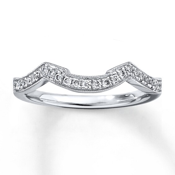 Previously Owned Neil Lane Wedding Band /8 ct tw Round-cut Diamonds 14K White Gold Size