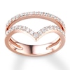 Thumbnail Image 1 of Previously Owned Diamond Enhancer Ring 1/2 ct tw Round-cut 14K Rose Gold Size 9.5