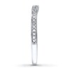 Thumbnail Image 3 of Previously Owned Diamond Wedding Band 1/8 ct tw Round-cut 14K White Gold