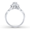 Thumbnail Image 2 of Previously Owned Neil Lane Ring 7/8 ct tw Pear & Round-cut Diamonds 14K Gold