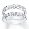 Thumbnail Image 1 of Previously Owned Diamond Enhancer Ring 1-1/2 ct tw Round-cut Diamonds 14K White Gold