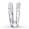 Thumbnail Image 3 of Previously Owned Diamond Enhancer Ring 1-1/2 ct tw Round-cut Diamonds 14K White Gold