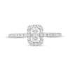 Thumbnail Image 4 of Previously Owned Ever Us Diamond Ring 3/8 ct tw Princess/Round 10K White Gold
