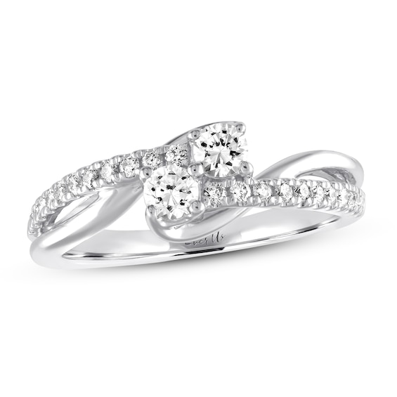 Previously Owned Ever Us Diamond Engagement Ring 1/2 ct tw Round-cut 14K White Gold