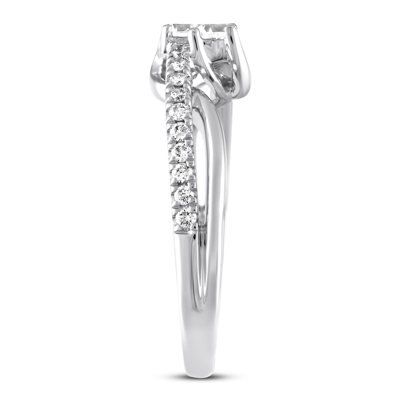 Previously Owned Ever Us Diamond Engagement Ring 1/2 ct tw Round-cut 14K White Gold