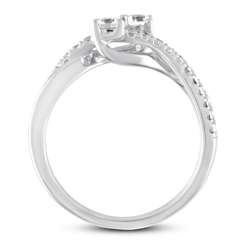 Previously Owned Ever Us Diamond Engagement Ring 1/2 ct tw Round-cut 14K White Gold