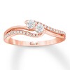 Thumbnail Image 1 of Previously Owned Ever Us Diamond Ring 1/3 ct tw 10K Rose Gold
