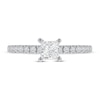 Thumbnail Image 3 of Previously Owned Diamond Engagement Ring 5/8 ct tw Princess/Round 14K White Gold