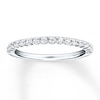 Thumbnail Image 0 of Previously Owned Diamond Wedding Band 1/4 ct tw Round-cut 14K White Gold