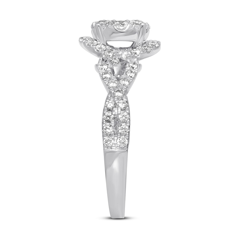 Main Image 2 of Previously Owned Diamond Engagement Ring 1 ct tw Round-cut 14K White Gold