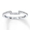Thumbnail Image 1 of Previously Owned Diamond Wedding Band 1/6 ct tw Round-cut 14K White Gold