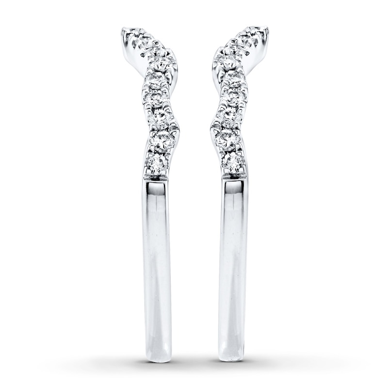 Main Image 3 of Previously Owned Diamond Wedding Band 3/8 ct tw Round-cut 14K White Gold