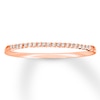 Thumbnail Image 1 of Previously Owned Diamond Anniversary Band 10K Rose Gold Size 7
