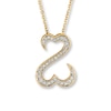 Thumbnail Image 2 of Previously Owned Diamond Necklace 1/4 ct tw 10K Yellow Gold