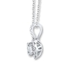 Thumbnail Image 2 of Previously Owned THE LEO Diamond Necklace 5/8 ct tw Diamonds 14K White Gold