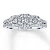 Thumbnail Image 1 of Previously Owned THE LEO Diamond Engagement Ring 7/8 ct tw Princess & Round-cut Diamonds 14K White Gold