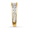 Thumbnail Image 3 of Previously Owned Diamond Wedding Band 1-1/5 ct tw Round-cut 14K Yellow Gold Size 10.25