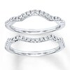 Thumbnail Image 1 of Previously Owned Diamond Wedding Band 3/8 ct tw Round-cut 14K White Gold - Size 11.75
