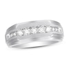 Thumbnail Image 1 of Previously Owned Men's Diamond Wedding Band 1/2 ct tw Round-cut 10K White Gold Size 12