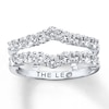 Thumbnail Image 1 of Previously Owned THE LEO Diamond Enhancer Ring 1 ct tw Round-cut 14K White Gold Size 6.75