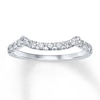 Thumbnail Image 1 of Previously Owned Wedding Band 1/3 ct tw Round-cut Diamonds 14K White Gold Size 11.25