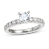 Thumbnail Image 0 of Previously Owned Diamond Engagement Ring 1-1/8 ct tw Round-cut 14K White Gold - Size 10.5