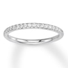 Thumbnail Image 1 of Previously Owned Diamond Wedding Band 1/5 ct tw Round-cut 14K White Gold Size 10