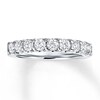 Thumbnail Image 1 of Previously Owned Diamond Wedding Band 1 ct tw Round-cut 14K White Gold Size 12