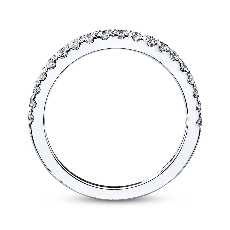 Main Image 3 of Previously Owned Neil Lane Wedding Band 3/8 ct tw Round-cut Diamonds 14K White Gold - Size 4.75