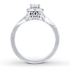 Thumbnail Image 2 of Previously Owned Neil Lane Engagement Ring 7/8 ct tw Marquise & Round-cut Diamonds 14K White Gold Size 4.25