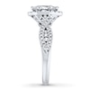 Thumbnail Image 3 of Previously Owned Neil Lane Engagement Ring 7/8 ct tw Marquise & Round-cut Diamonds 14K White Gold Size 4.25