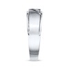 Thumbnail Image 2 of Previously Owned Men's Diamond Wedding Band 1/10 ct tw Round-cut 10K White Gold - Size 13