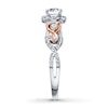 Thumbnail Image 3 of Previously Owned Diamond Engagement Ring 1 ct tw Round-cut 14K Two-Tone Gold - Size 10