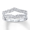 Thumbnail Image 1 of Previously Owned THE LEO Diamond Enhancer Ring 1 ct tw Round-cut 14K White Gold Size 5