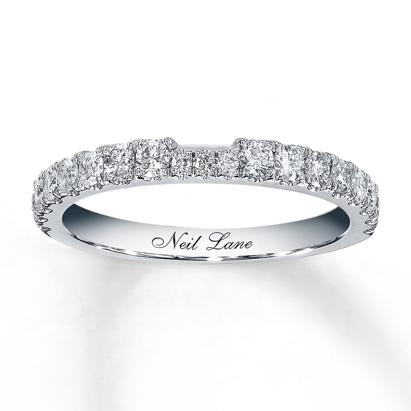 Main Image 1 of Previously Owned Neil Lane Wedding Band 1/2 ct tw Diamonds 14K White Gold Size 8.5